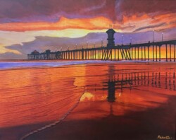 Tony Podue "Huntington Beach Pier"