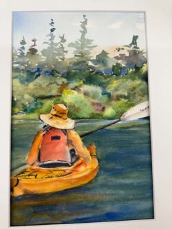 Alix Sullivan "A-Day-on-the-Water" Watercolor