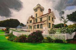 Anthony Podue "Point Fermin Lighthouse" Acrylic