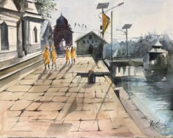 Darshini Aithal "Devotion" Watercolor