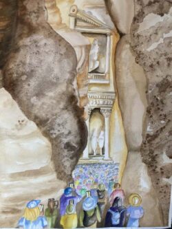 Denise Zasadny "Petra Morning" Watercolor