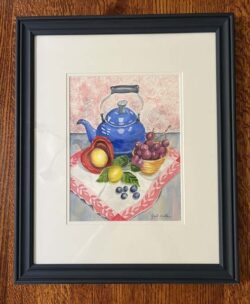Gail Keller "Tea-and-Fruit-Pairings" Watercolor