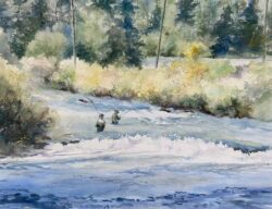 Joan Boryta "Flyfishers' Watercolor