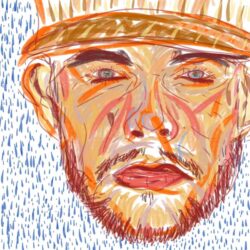 Lauri Moyle "Young Man Impression" Digital Image