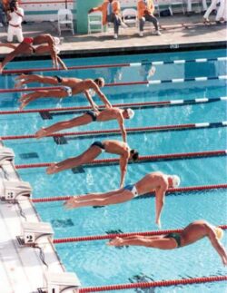 Richard Dirgo "1984 LA Olympics Swim Start" Photography