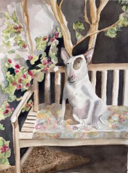 Denise Zasadny "Garden Keeper" Watercolor