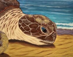 Margarita De Jesus "Taking a Break" Mixed Media