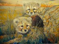 Pat Edep "The Twins" Oil