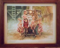 Susan Rapske "Can Can, Calico & Cowboys" Watercolor