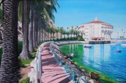 Tony Podue "Catalina Casino" Acrylic
