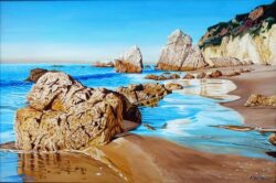 Tony Podue "El Matador State Beach" Acrylic