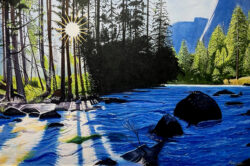 Anthony Podue "Mountain_Stream" Acrylic