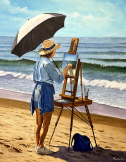 Anthony Podue "Plein-Air-Peggy" Acrylic
