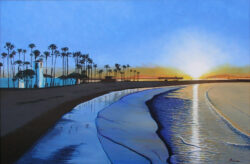 Anthony Podue "The Bath House" Acrylic