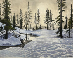 Anthony Podue "Wheeler's Watch" Acrylic