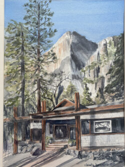 Claudia Kaneshiro "Ansel Adams Art Gallery, Yosemite" Watercolor