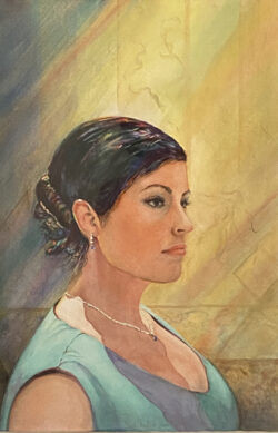 Hedi Roethel "Karina" watercolor