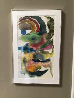 Josephine McCausland "Lizard Man" 2 Watercolor