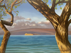 Margarita de Jesus “The sun is shining on Molokini” Oil