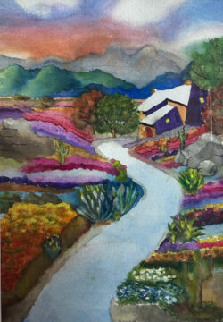 Stanley Wolf "Superbloom" Watercolor