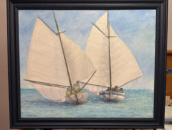 Steven Coler "Bahamian Racing Sloops" Oil